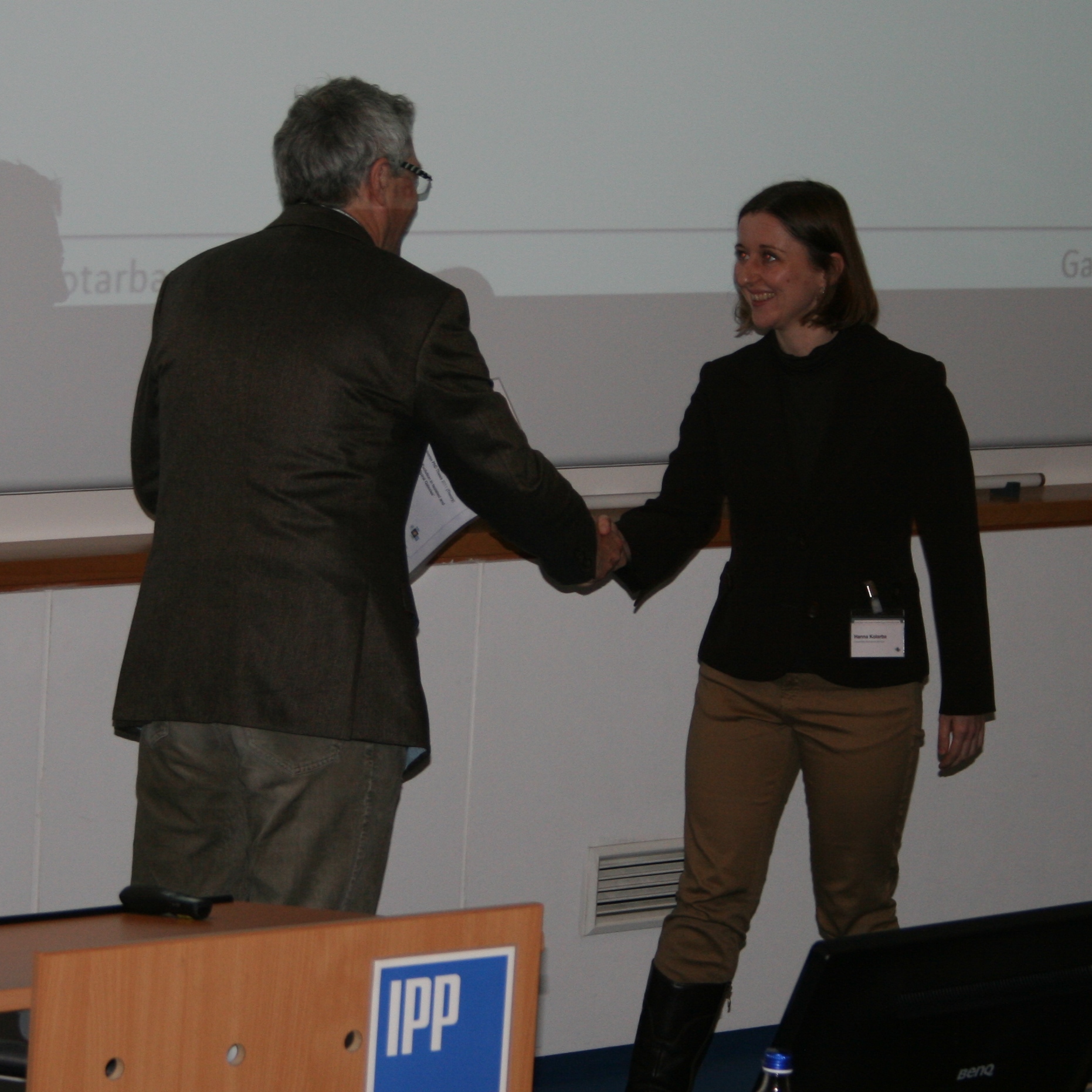 Hanna Kotarba receives the Universe Cluster PhD award