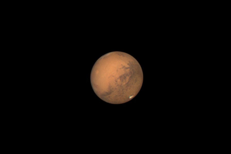Aufnahme des Mars