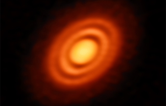 Astronomers have used a novel technique to reveal the hitherto unsuspected presence of protoplanets in orbit around a young star.