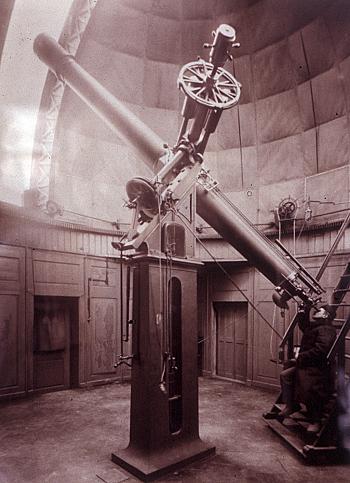 The Fraunhofer refractor, installed 1835