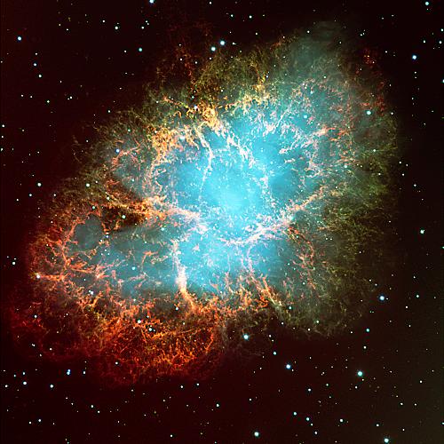 Image of the Crab nebula taken with FORS2 at the VLT