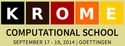 KROME school 2014 KROME school 2014