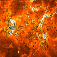 Comparing turbulent structures in models and observations