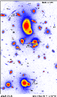 Gravitationslinse Abell 2218