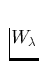 $W_\lambda$