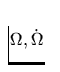 $\Omega, \dot{\Omega}$
