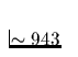$\sim 943$